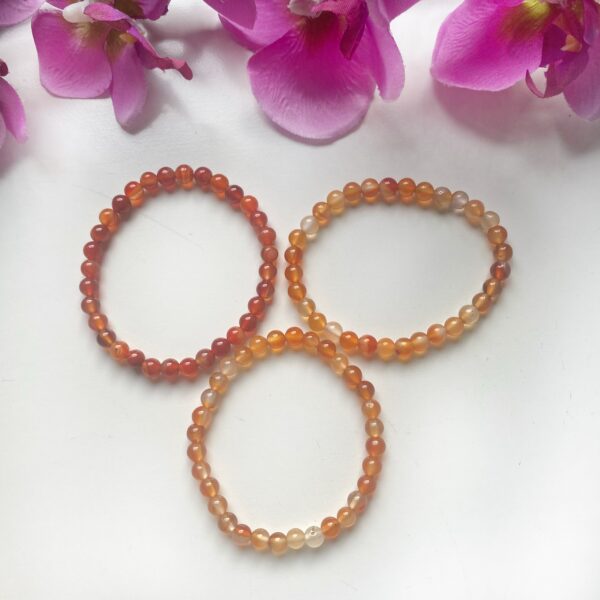 Carneool armband 6 mm