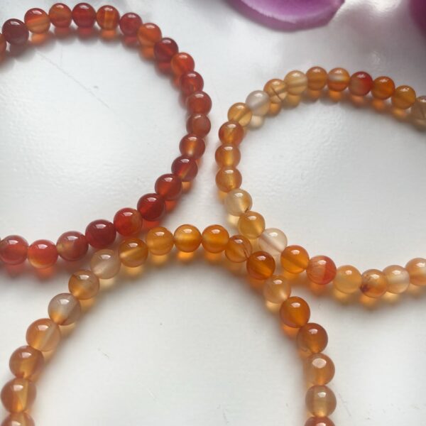 Carneool armband 6 mm