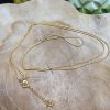 Goudkleurige ketting, lang
