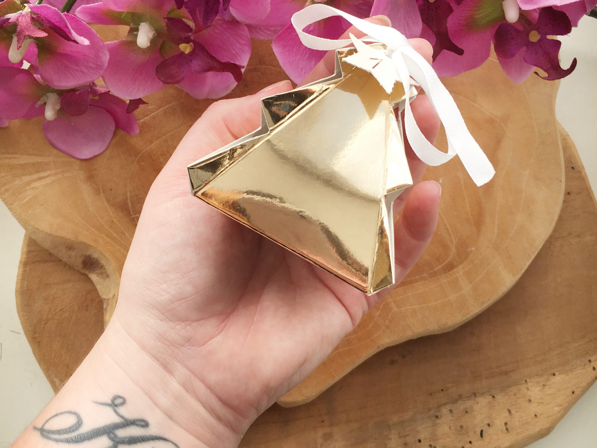 Crystal Box: Gouden kerstboom