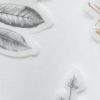 Flora sticker set - Goud en Zwart - Bloemen