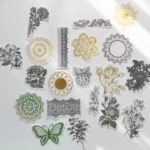 Sticker set - Goud en Zwart - Bloemen - Vlinder - Mandala