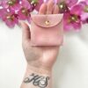 Sieradenzakje Fluweel vintage Pink en Gold - with Love