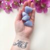 Blue Lace agaat trommelsteen "bescherming en zeer krachtige reiniger" Maat L