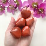 Jaspis, Rode puffy hart - ongeveer 4 cm
