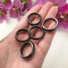 Hematiet ring - bol - maat 20