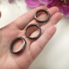 Hematiet ring - plat - maat 20