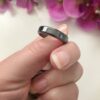 Hematiet ring - plat - maat 20