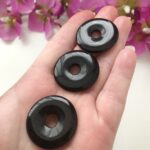 Obsidiaan donut 30 mm