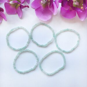 Aventurijn - facet - armband - 4 mm