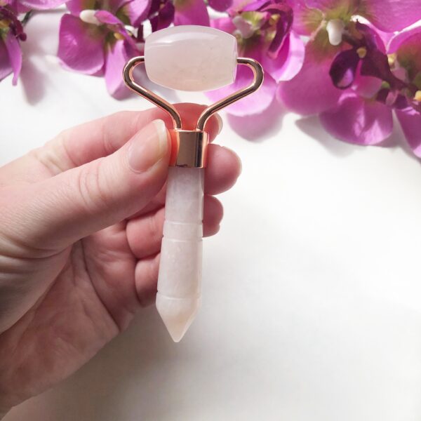 Rozenkwarts massage roller - 8 cm