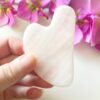 Rozenkwarts Gua Sha - 8 cm