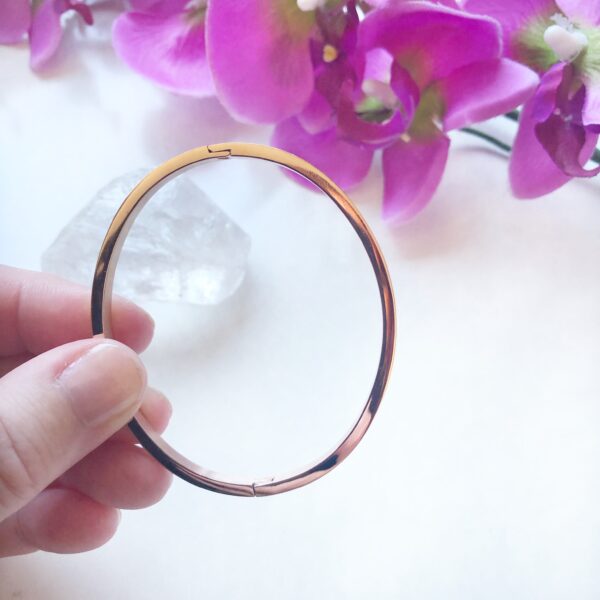 Rose goud kleurig - RVS armband - I love you to the moon and back