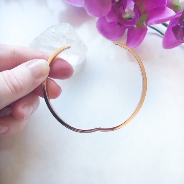 Rose goud kleurig - RVS armband - I love you to the moon and back