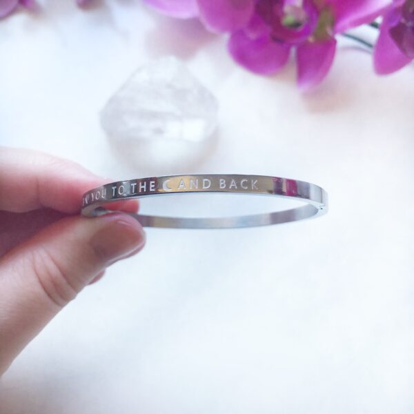 Zilverkleurig - RVS armband - I love you to the moon and back