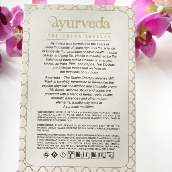 Wierook Ayurveda Patchouli & Amber (Kapha) en wierookbrander