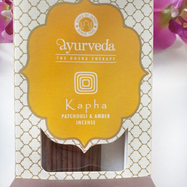 Wierook Ayurveda Patchouli & Amber (Kapha) en wierookbrander