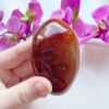 Carneool handsteen - jumbo - 3