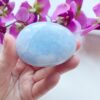 Blauwe calciet - handsteen - jumbo - 3