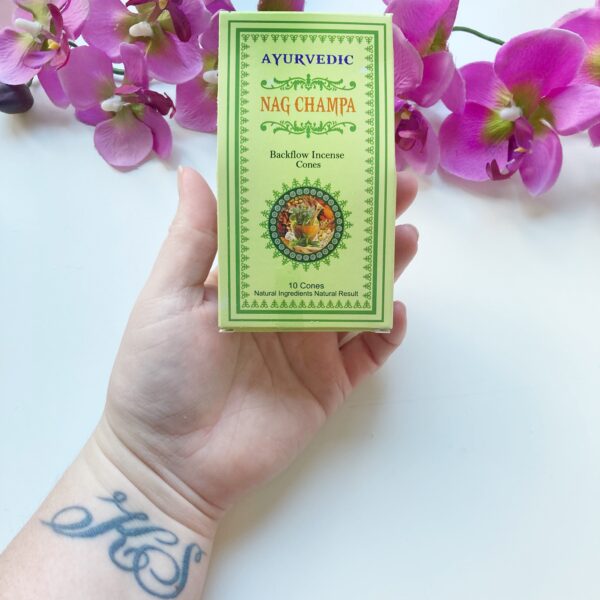 Ayurvedic - Nag Champa- Backflow wierook