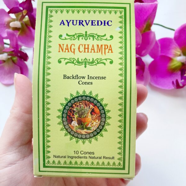 Ayurvedic - Nag Champa- Backflow wierook