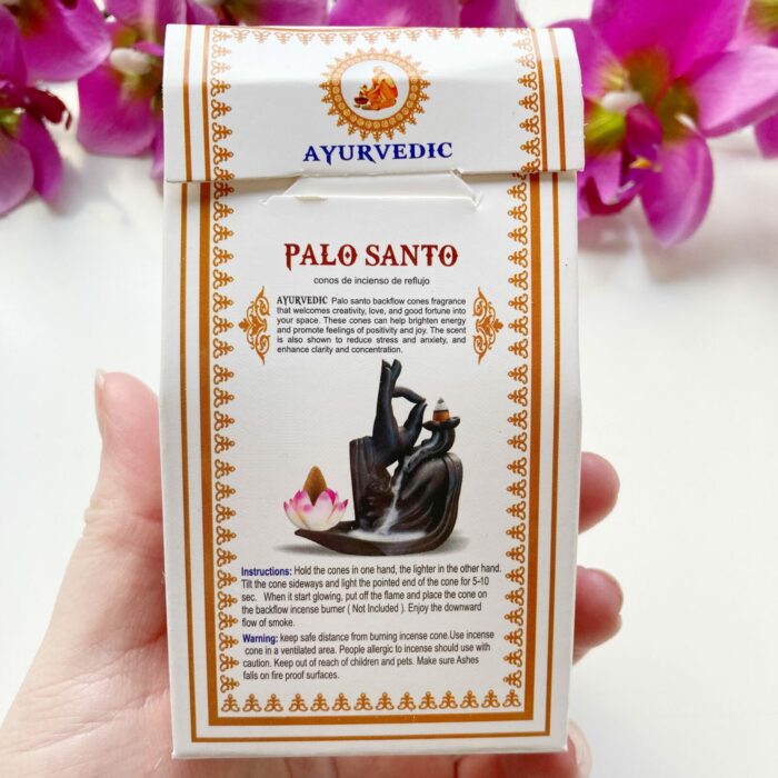 Ayurvedic - Palo Santo- Backflow wierook