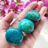 Chrysocolla trommelstenen