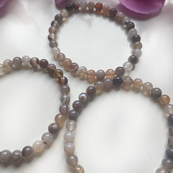Botswana Agaat armband - 6 mm