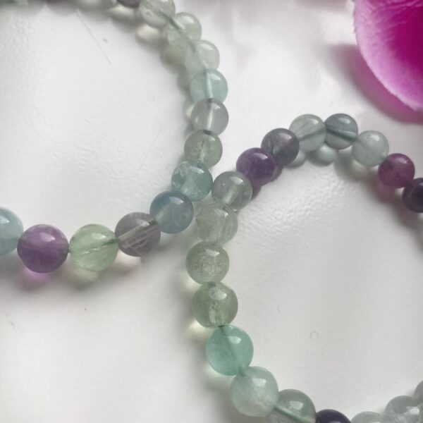 Fluoriet - armband - 8 mm