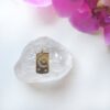 Moon hanger - gold - met strass-steentjes - ketting