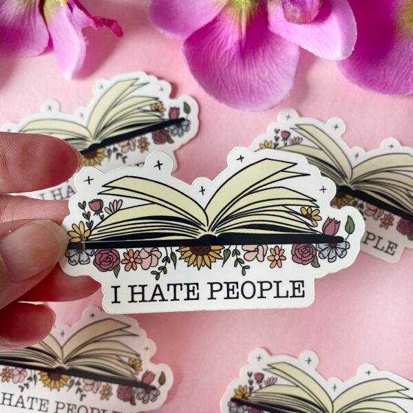 Sticker - I hate people