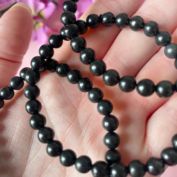 SHUNGIET - armband - 6 mm - beschermt tegen straling - tegen stress